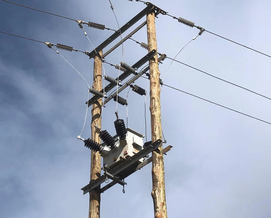 KELM medium-voltage line structure